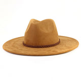 Women Autumn And Winter Warm Belt Panama Hat_Cwah0681