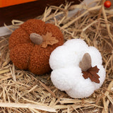 Ins Velvet Faux Pumpkin Halloween Decor_Cwmm9924
