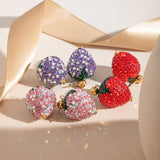 PERSONALIZED TRENDY STRAWBERRY EARRINGS_CWAJE1892