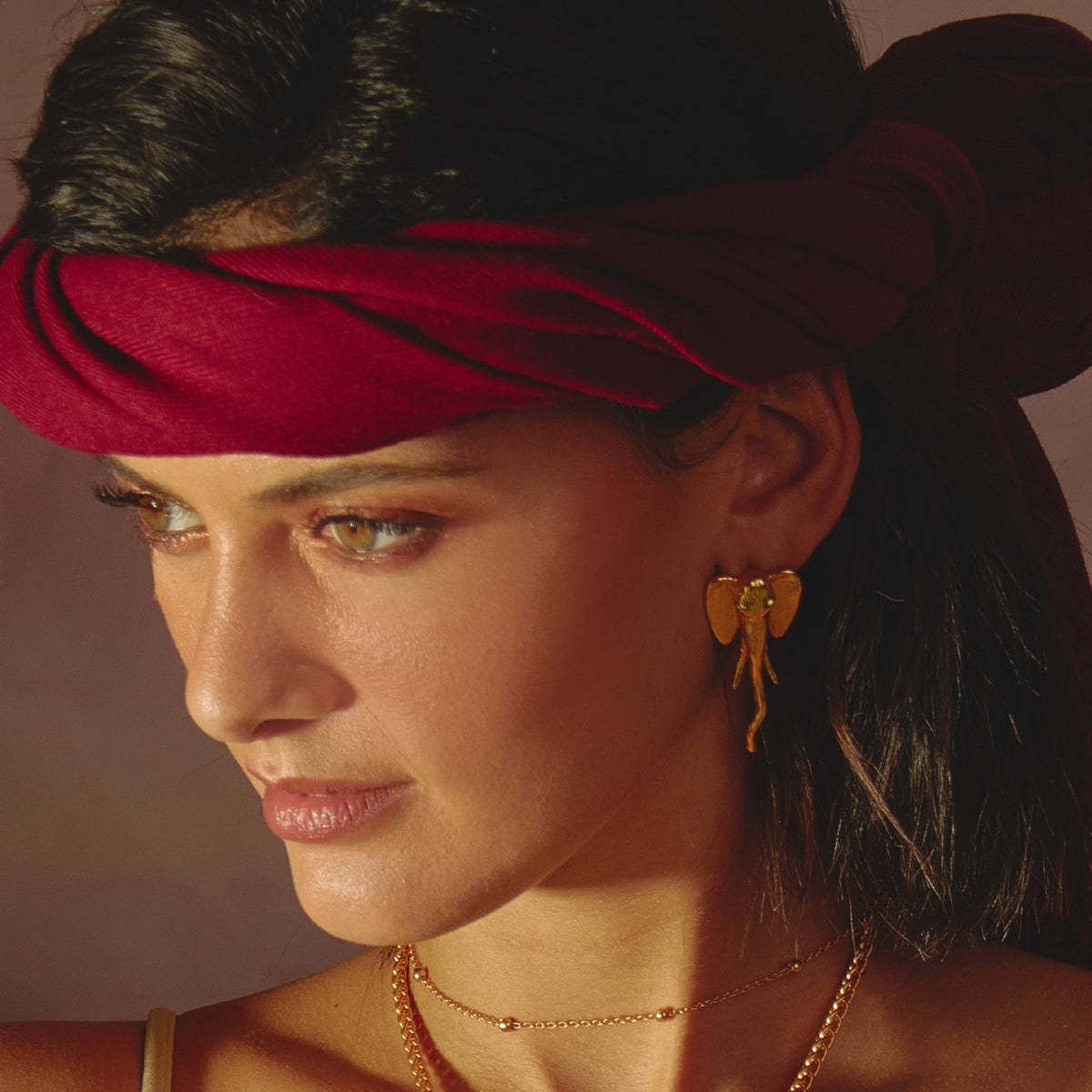 Trendy Elephant Stainless Steel Earrings