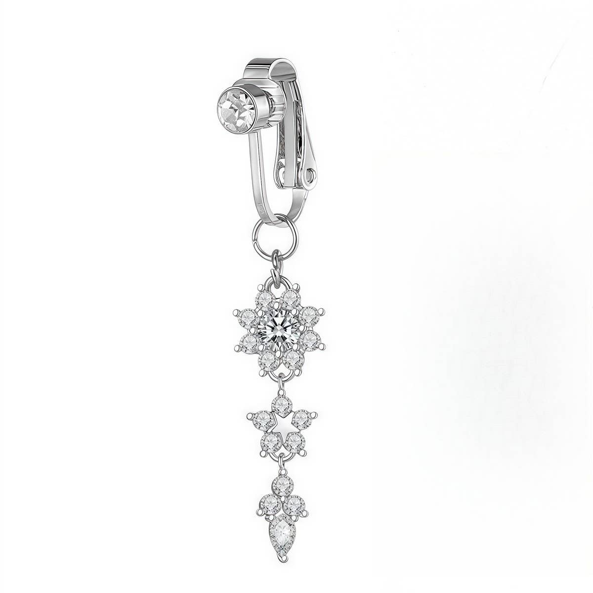 FAKE BELLY BUTTON RING CLIP ON NO PIERCING_CWMM9191