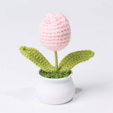 Cwmm9270_Hand-Woven Bouquet Potted Plant Ornaments
