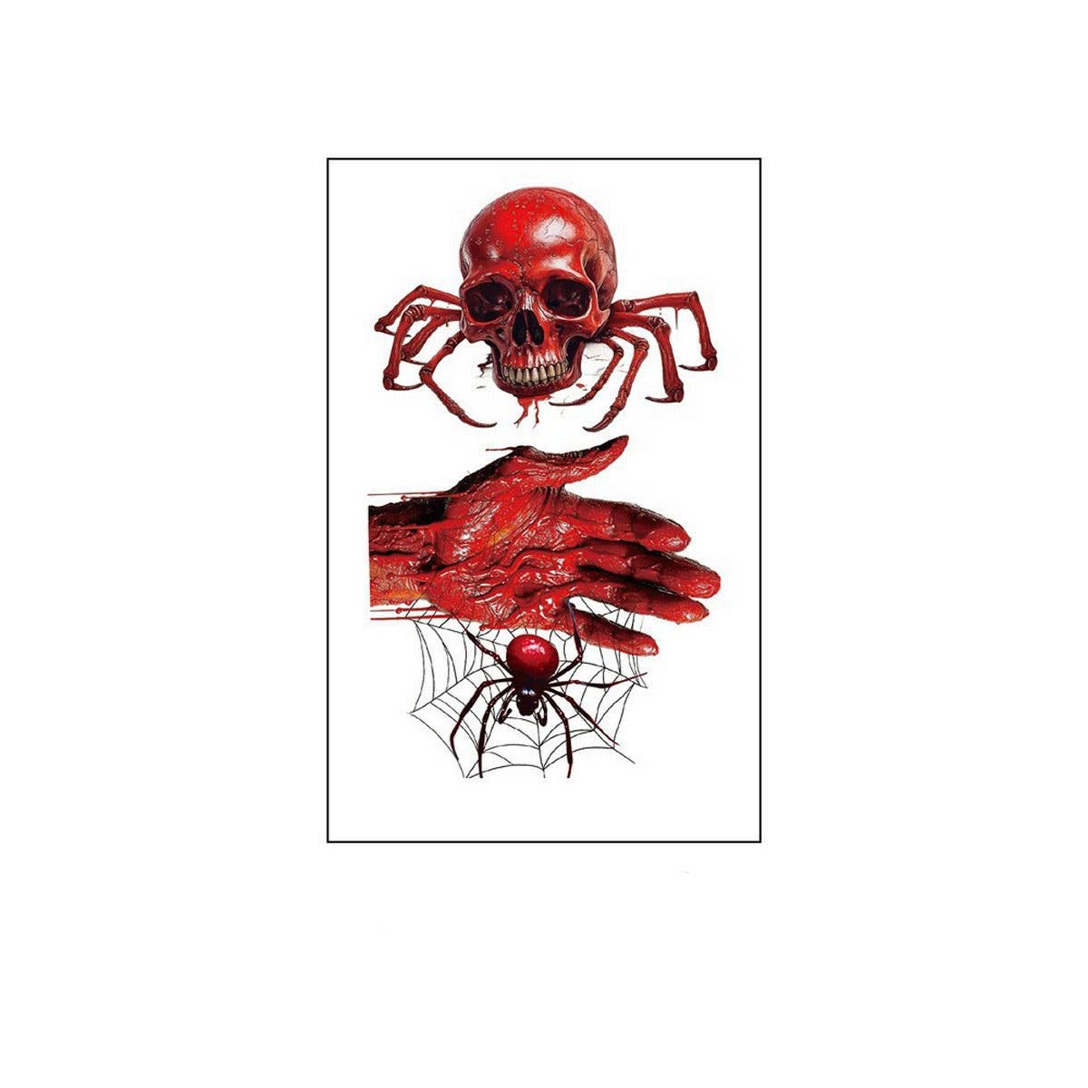 HALLOWEEN FAKE WOUNDS SCARY SCAR TATTOOS_CWMM8379