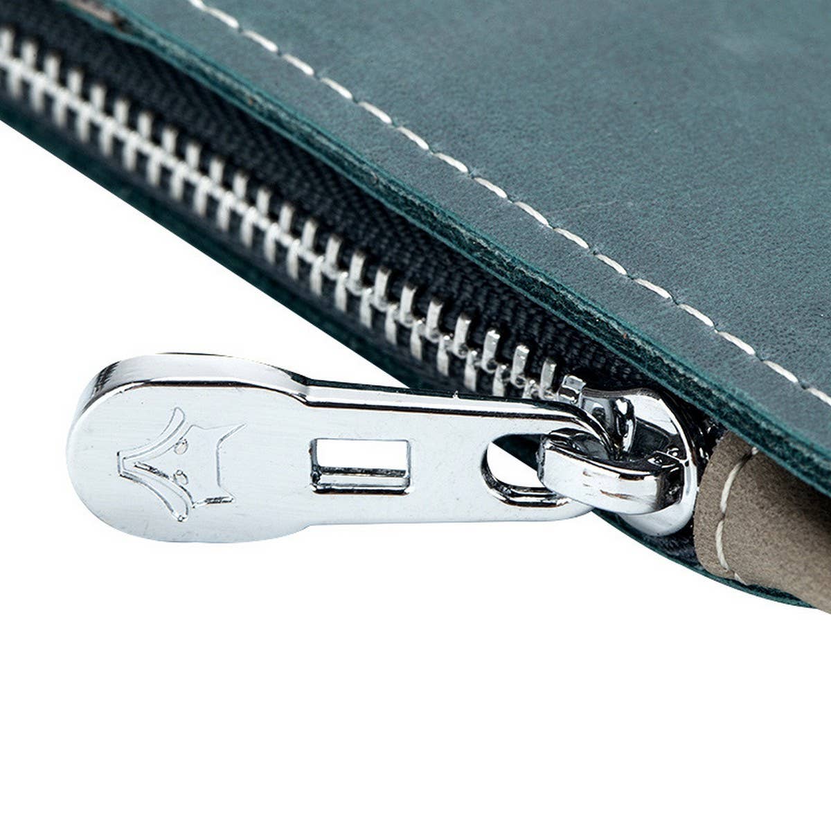 MULTIFUNCTIONAL ZIPPER ULTRA THIN LEATHER WALLET_CWAB3711