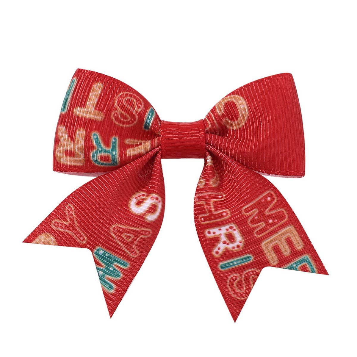 GIRLS XMAS HAIR CLIP WITH REINDEER SNOW_CWAHA6693