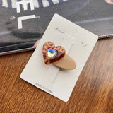 CHILDRENS CUTE HEART SHAPED DIAMOND HAIRPIN_CWAHA0730