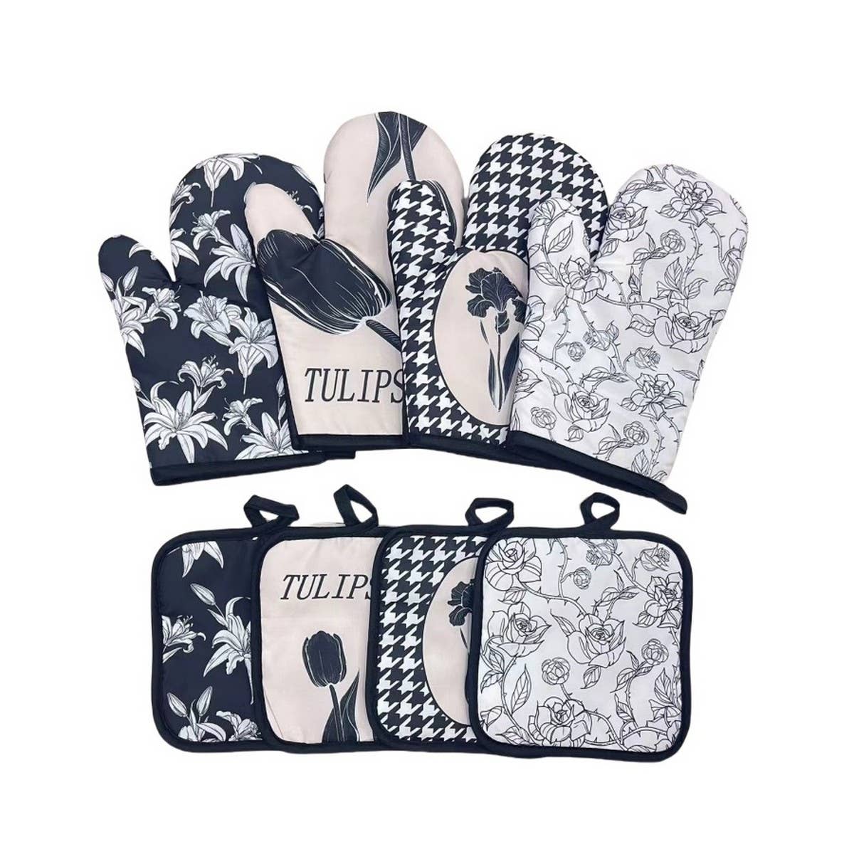 SUNFLOWER PRINT ANTI SCALDING 2 PIECE SET_CWMM1455