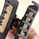 CACTUS PRINT LEATHER HAIR CLAW CLIP WESTERN STYLE_CWAHA0606