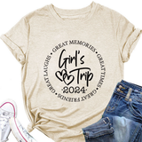 Wome Casual Crew Neck T-Shirt, Loose Fit_Cwtts1471