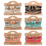 Cwmm10436_Boho Beaded Handmade Bracelet Set 8Pcs Women