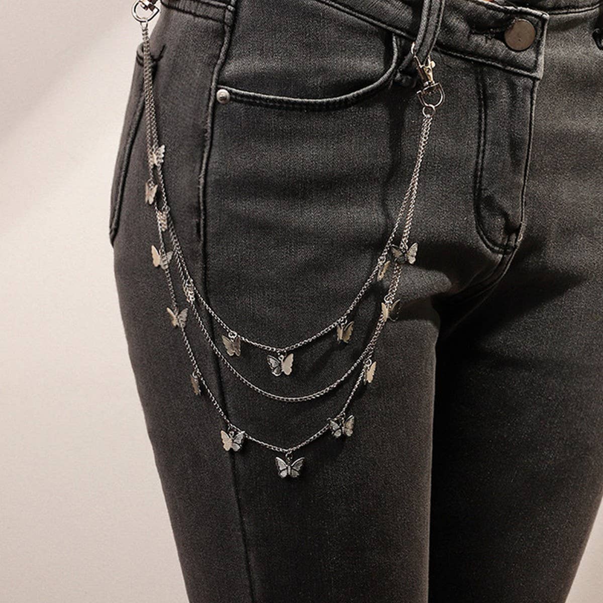 PUNK STYLE PERSONALITY HIP HOP PANTS CHAINS_CWMM0643
