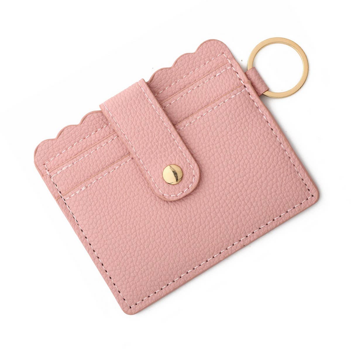 MULTI CARD PU WALLET WITH KEYCHAIN COIN POCKET_CWAB4937