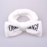 ALPHABET BOW FACE WASH HEADBAND_CWMM0726