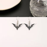 DARK HALLOWEEN FUNNY CREATIVE BAT EARRINGS_CWAJE1842