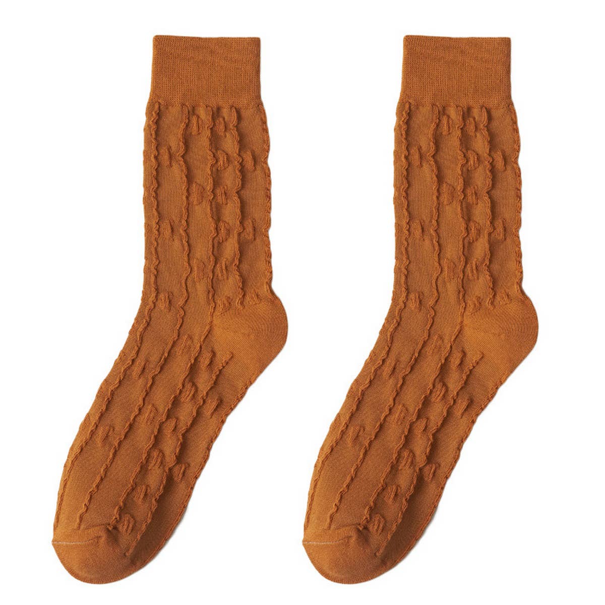 Women Simple Thin And Comfortable Twist Socks_Cwms0467