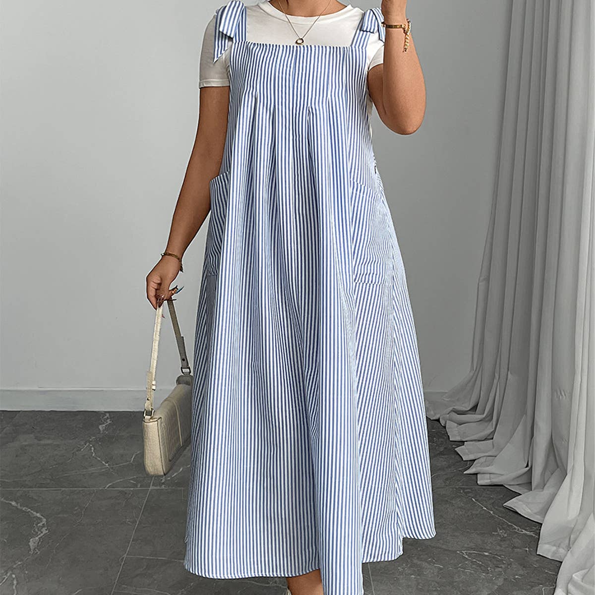 Womens Plus Size Solid Tank Romper Dress_Cwdmd5957