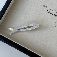 Acetate Floral Fish Clip Sweet Small Hairpin_Cwaha08231