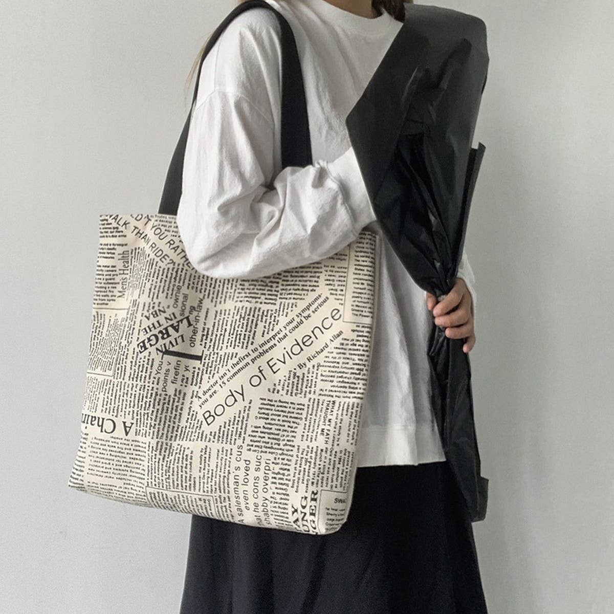 LARGE CAPACITY COMMUTING RETRO CANVAS BAG_CWAB2139