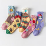 Women New Cartoon Thick Warm Socks_Cwms0884