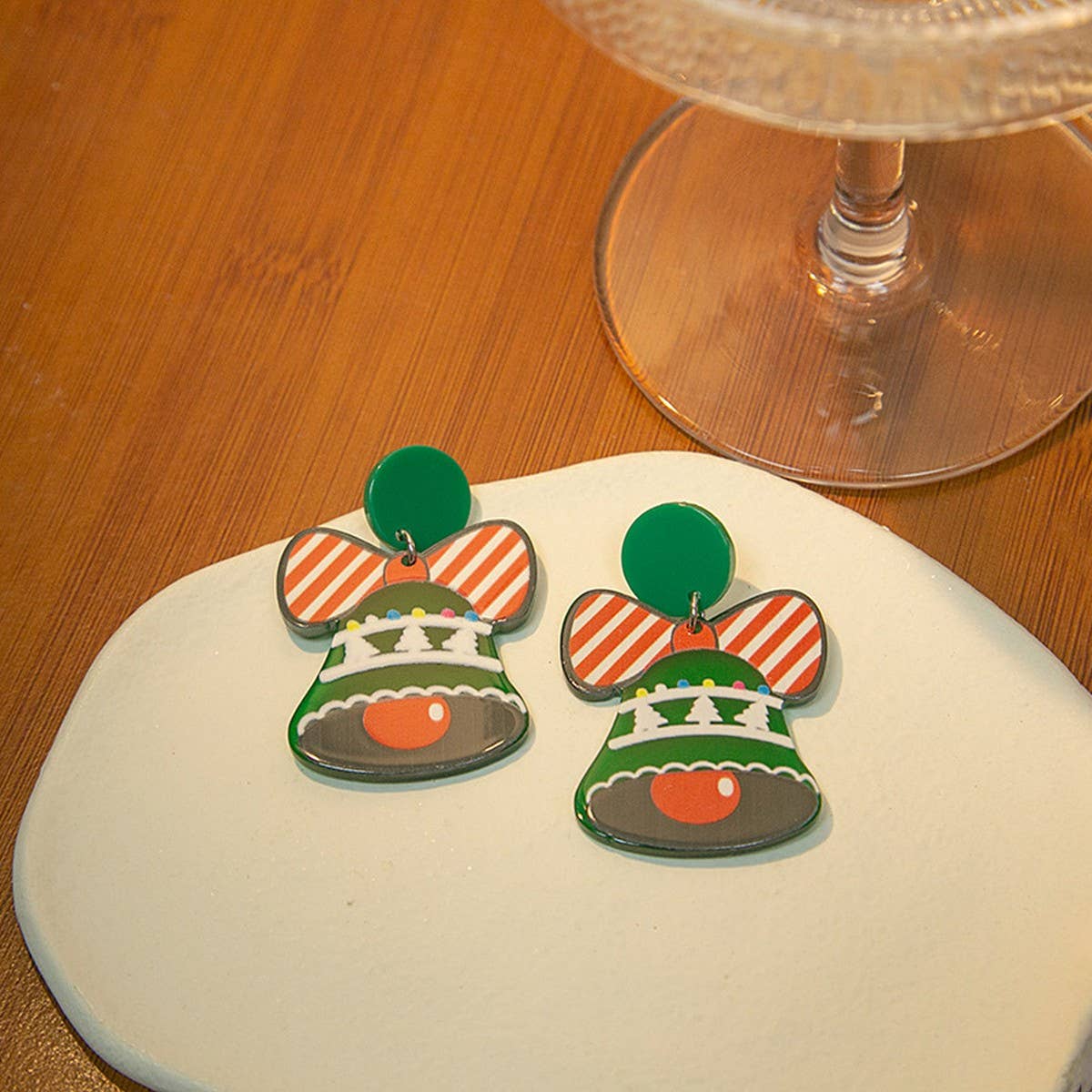 CHRISTMAS CARTOON SWEET DESIGN EARRINGS_CWAJE1837