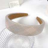 Fresh Checkered Versatile And Simple Hair Band