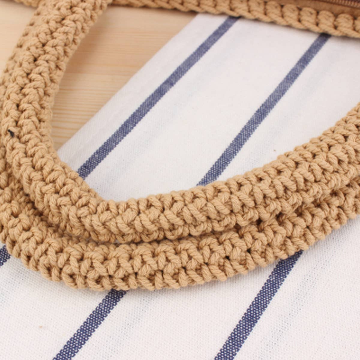 NEW STYLE FOREST STYLE PORTABLE BEACH STRAW BAG_CWAB2091