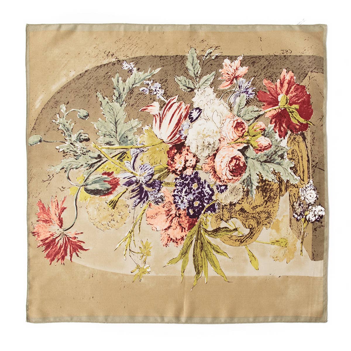 Thermal Shirt Geometric Print Scarf_Cwasc0926