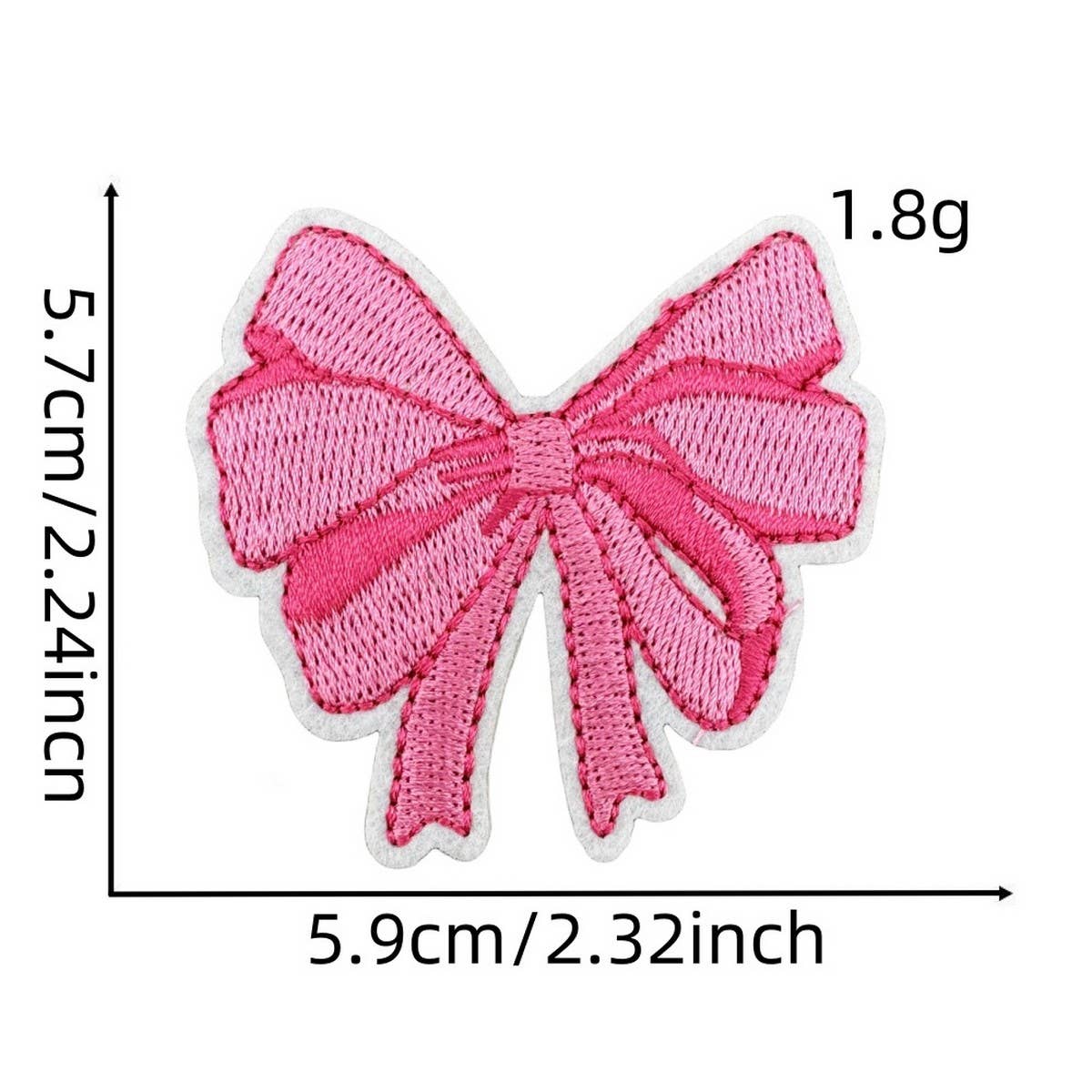 NEW PINK BOW SERIES EMBROIDERED PATCHES_CWMM4019