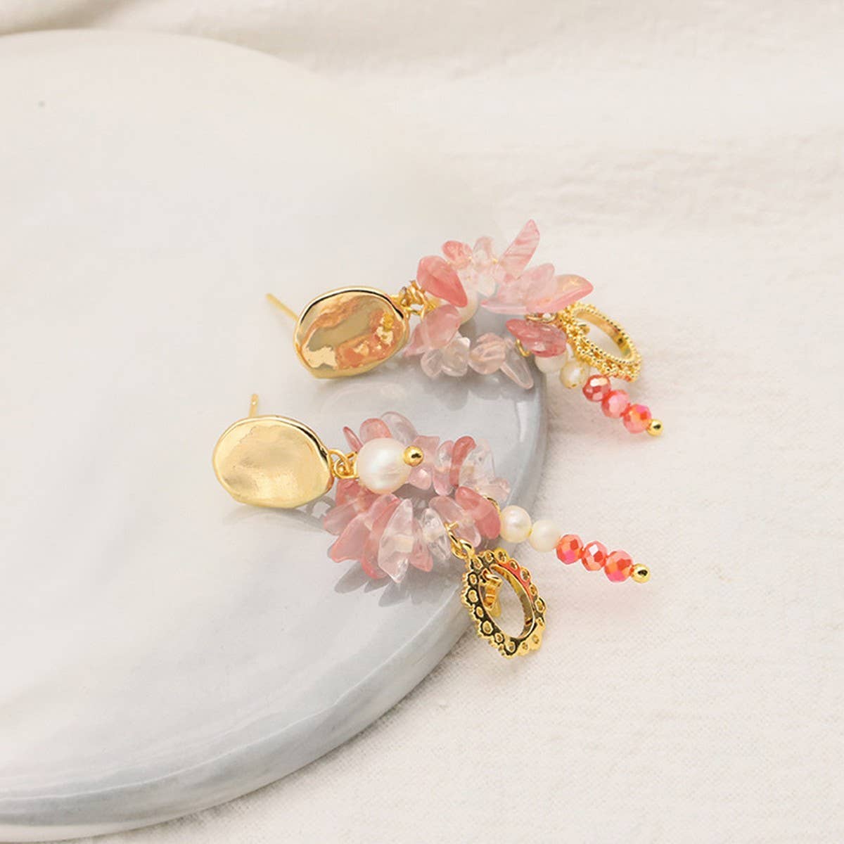 NEW NATURAL FRESHWATER CUTE PEARL EARRINGS_CWAJE3804