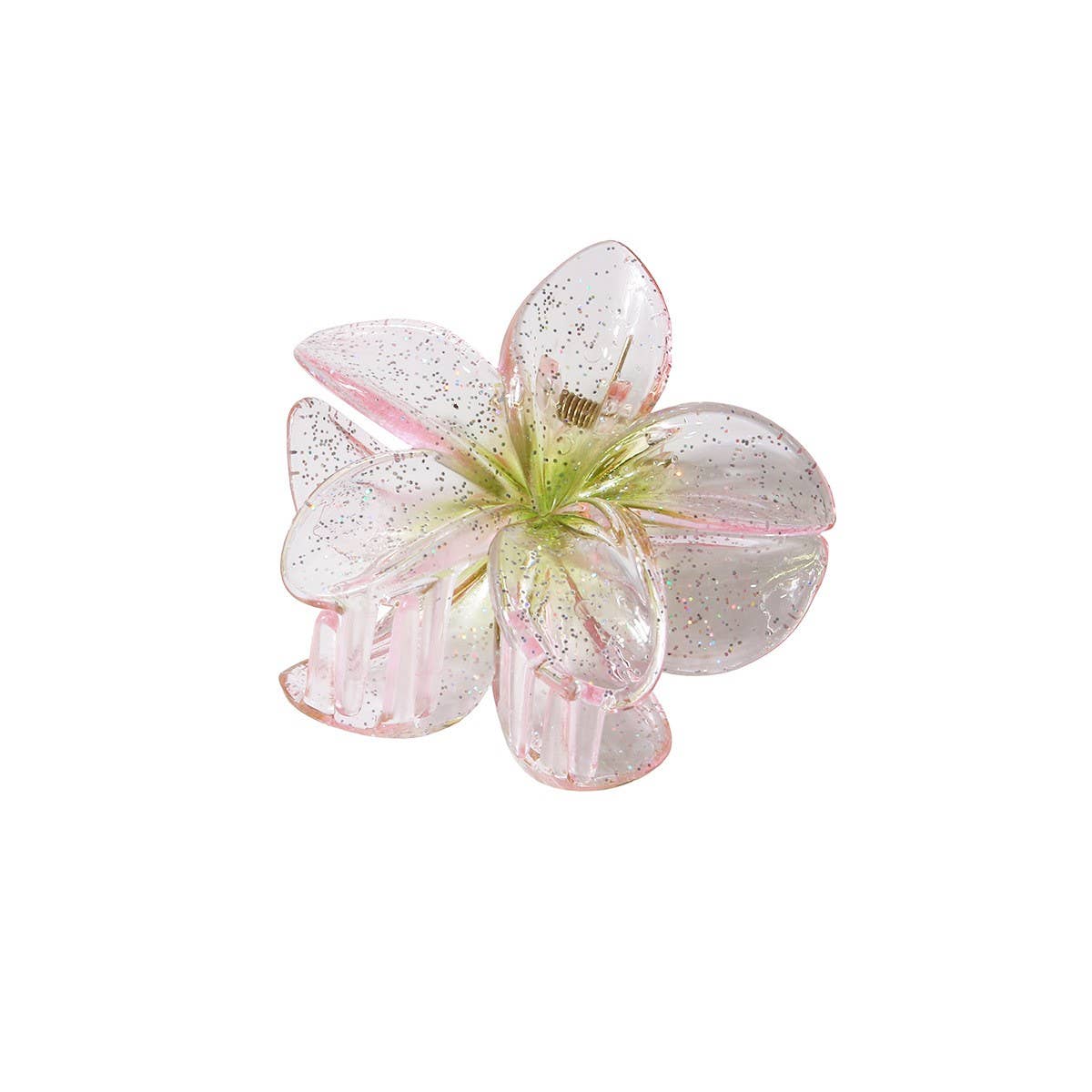 Holiday Large Glitter Egg Flower Hair Claw Clip_Cwmm5005