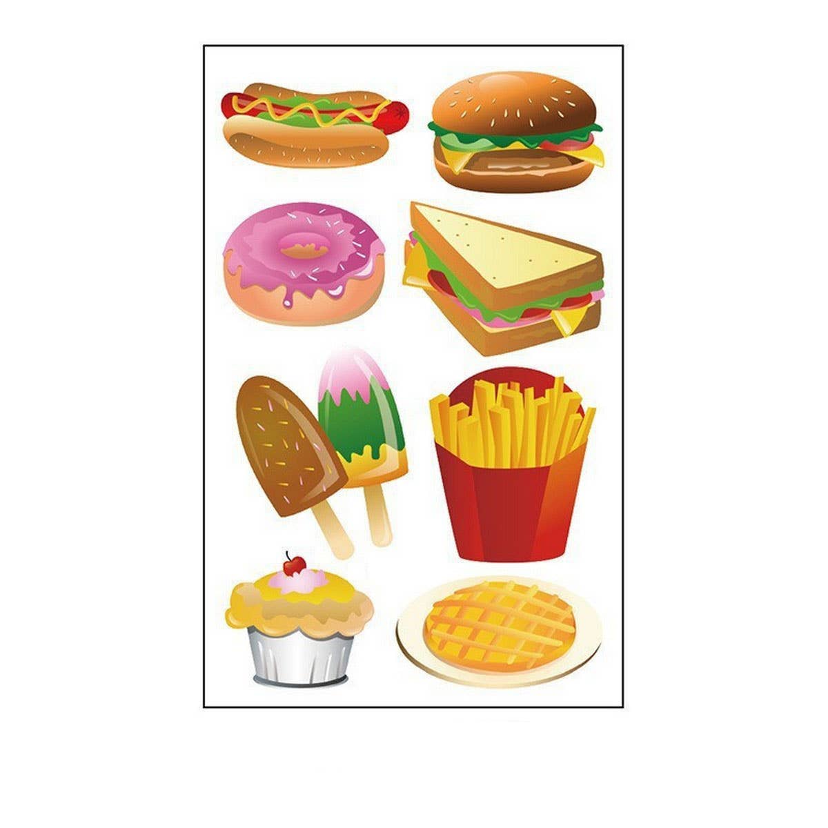 DIY PARTY TATTOOS SWEET TREATS CANDLES_CWMM8397