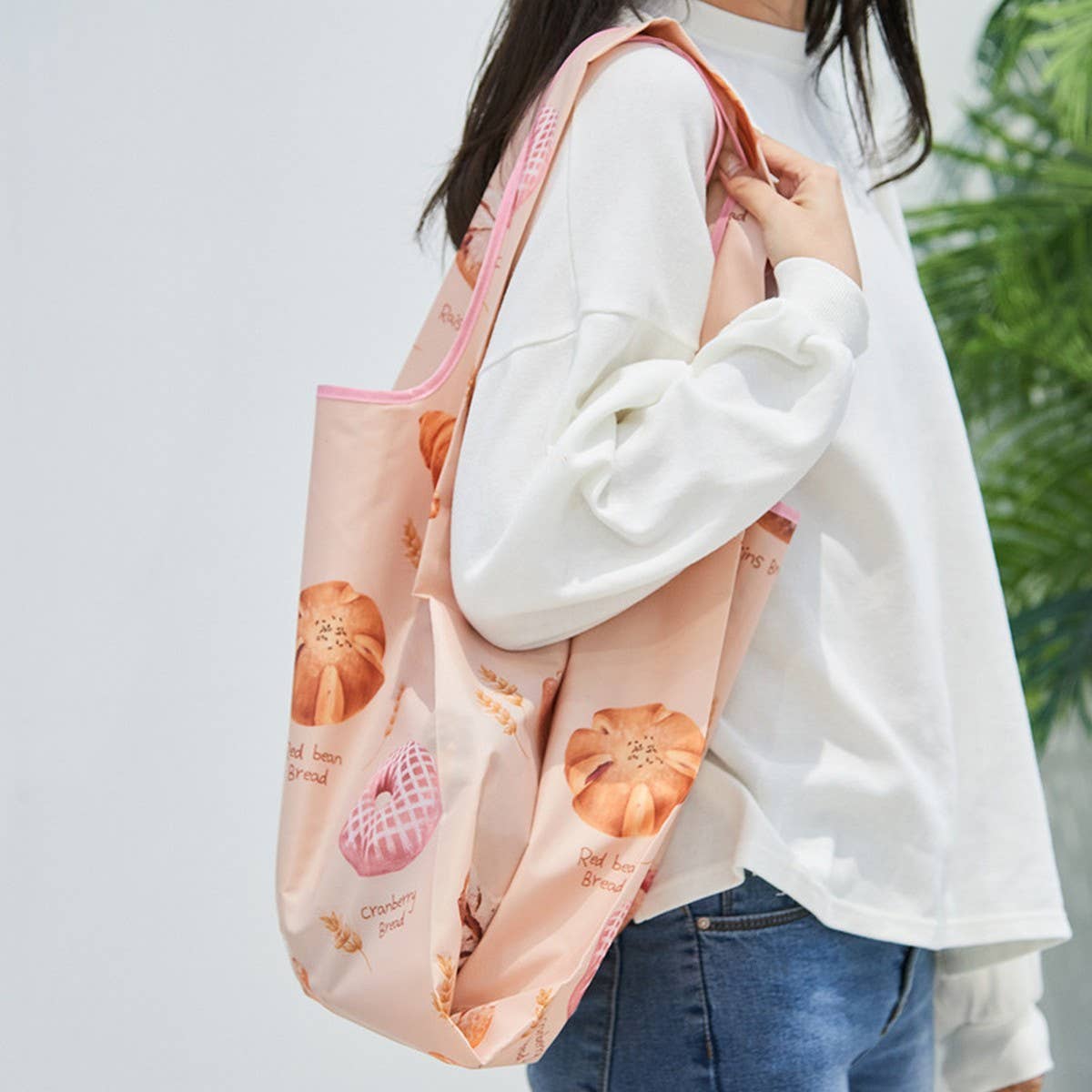 FOLDING DOUBLE SHOPPING BAG LARGE HANDBAG_CWAB1818