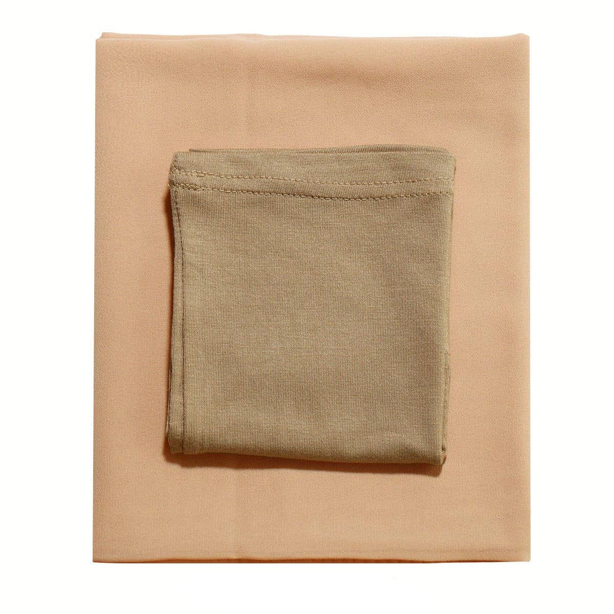 CHIFFON SHAWL HEADSCARF TWO PIECE SET_CWASC2431