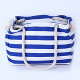 LARGE CAPACITY TRAVEL STRIPED PORTABLE CANVAS BAG_CUAB0227