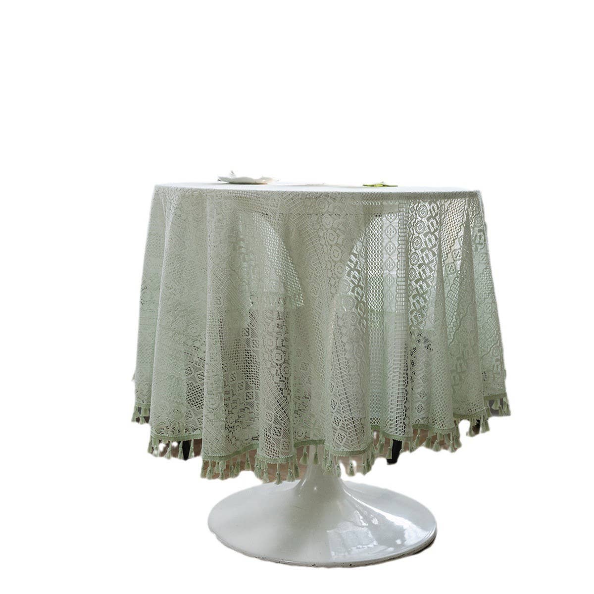 FOREST STYLE PASTORAL CROCHET COVER DINING TABLE_CWMM0965