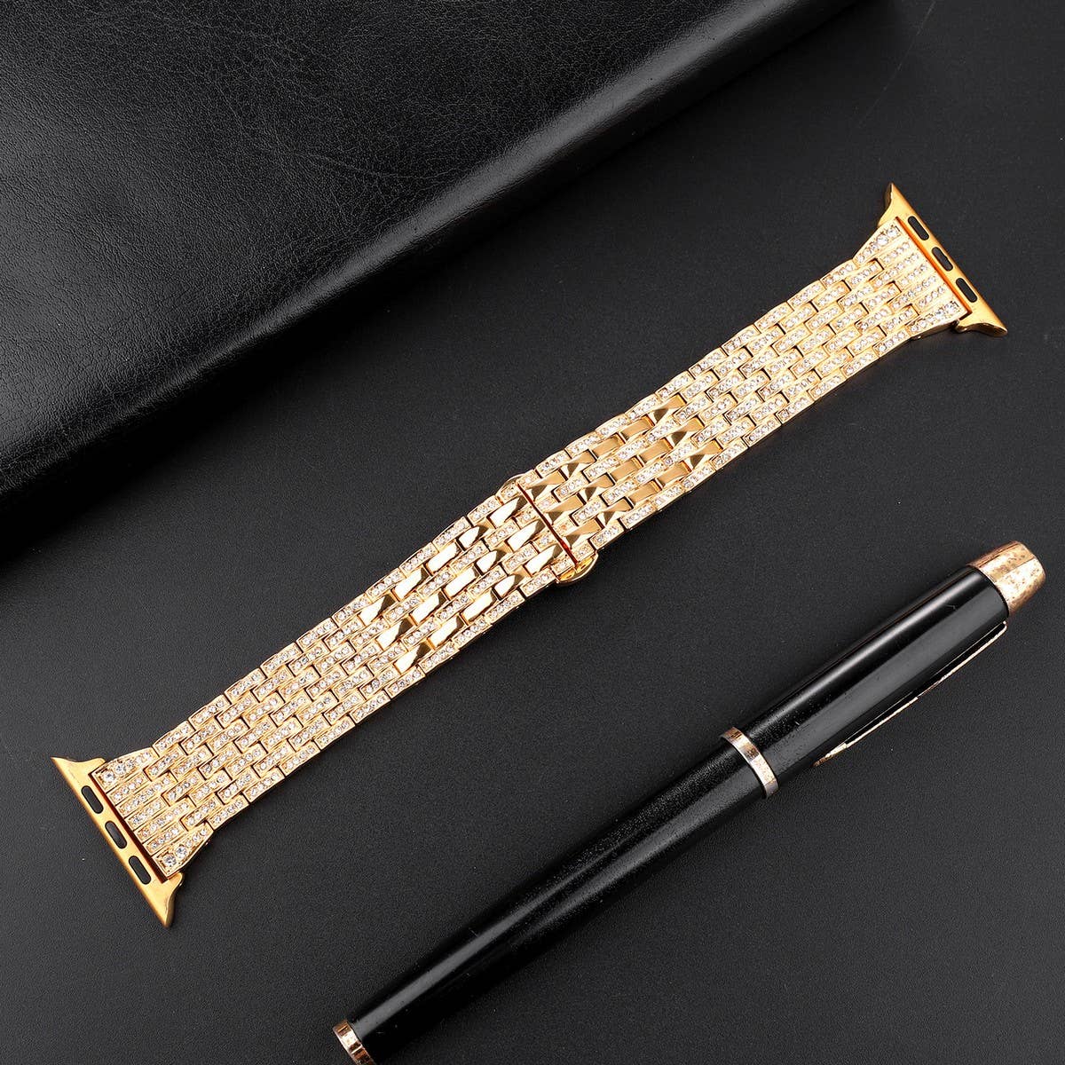 APPLE WATCH9 BEADED DIAMOND STRAP_CWWW0051
