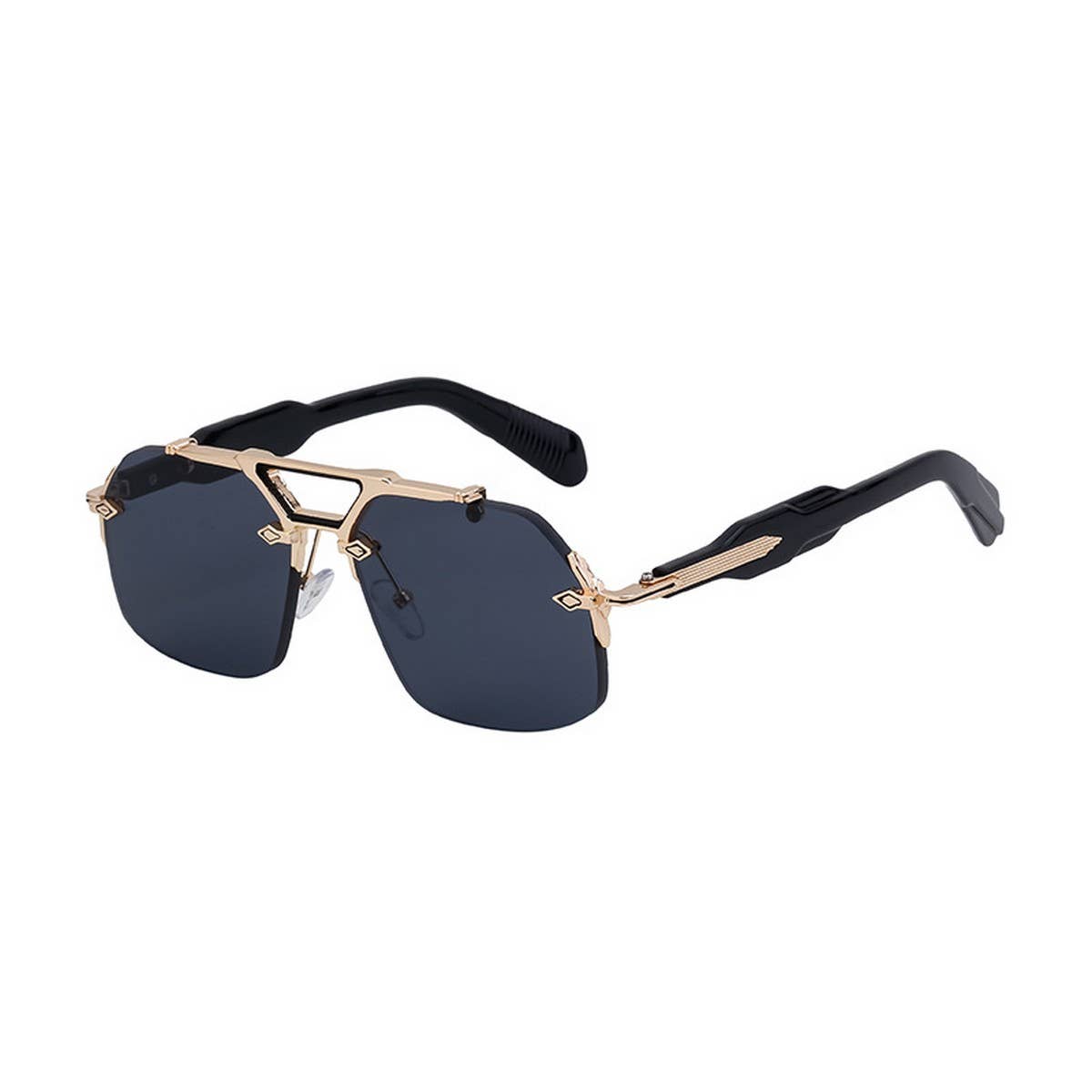 STEAMPUNK SQUARE FRAME SUNGLASSES_CWASG0729