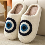 CUTE BLUE EYE INDOOR SLIPPERS FOR FALL WINTER_CWSHS0251