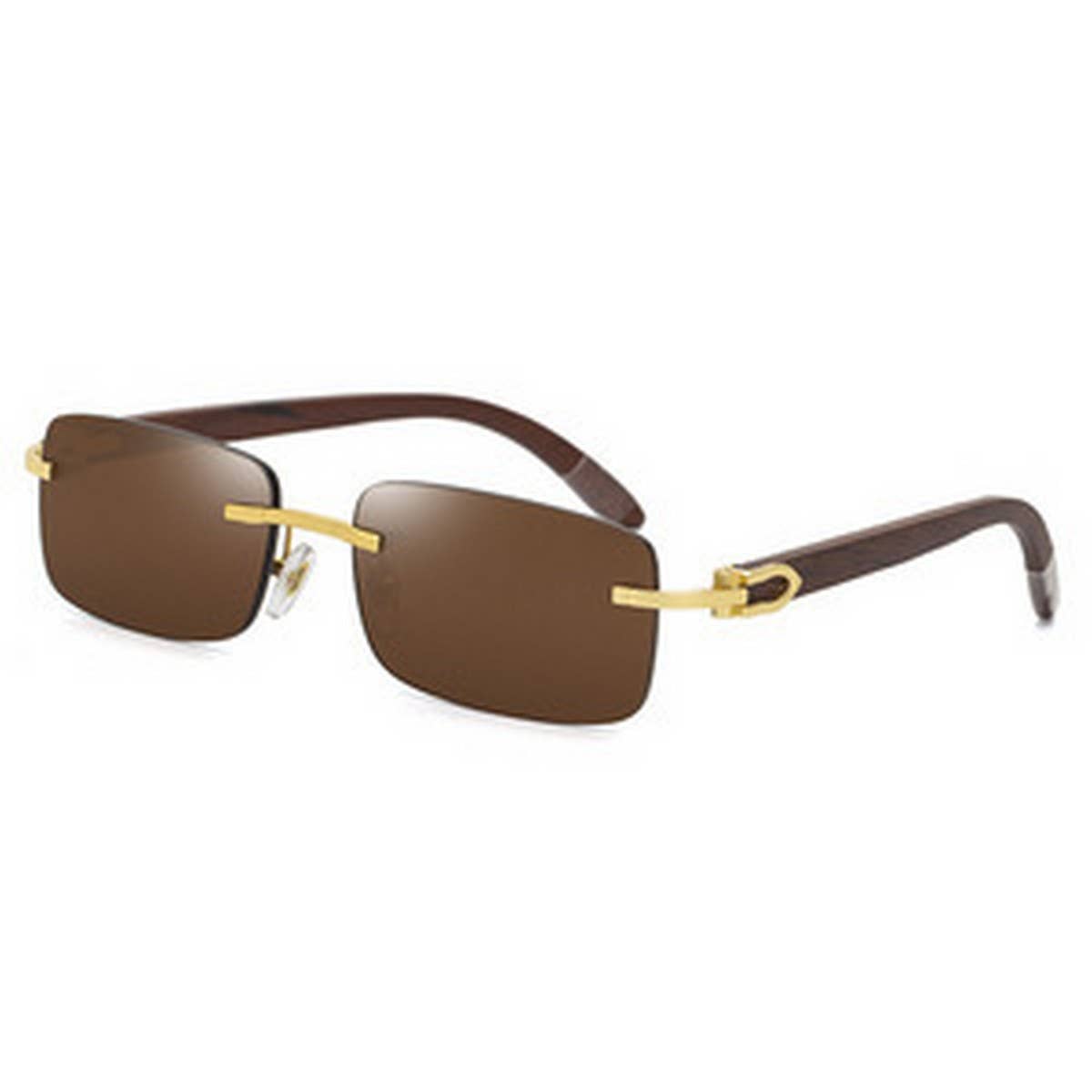 FRAMELESS ORIGINAL WOOD LEG SLINGSHOT SUNGLASSES_CWASG0623