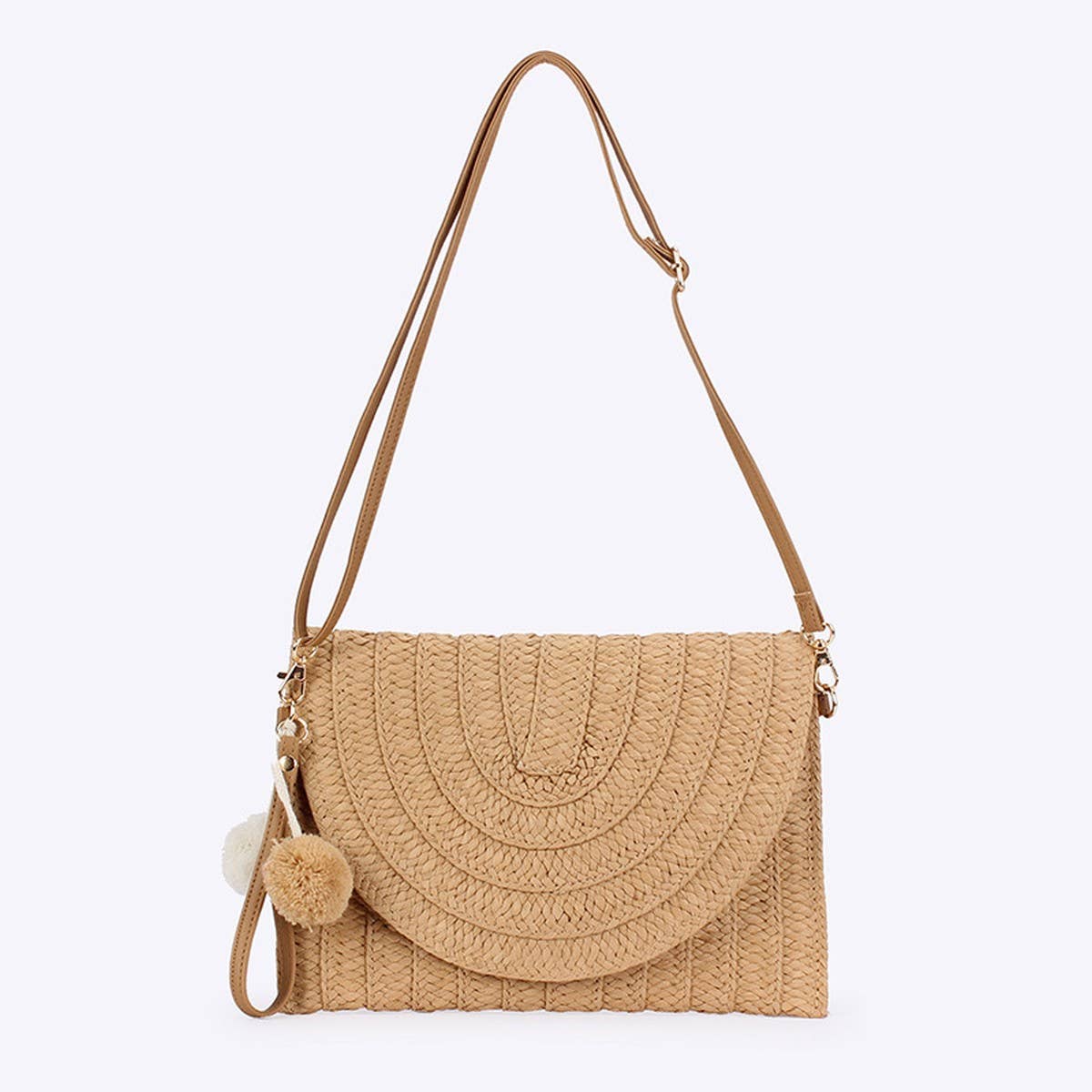 HIGH END SIMPLE VERSATILE HAND WOVEN BAG_CWAB4693