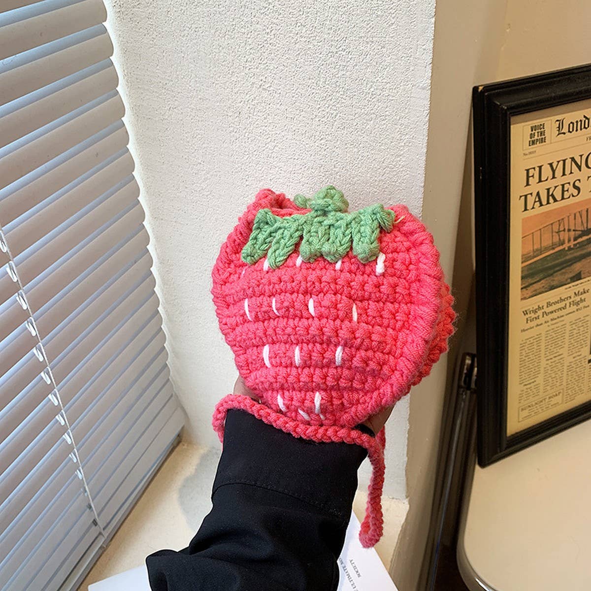 CUTE CASUAL MINI STRAWBERRY CROSSBODY BAG_CWAB2402