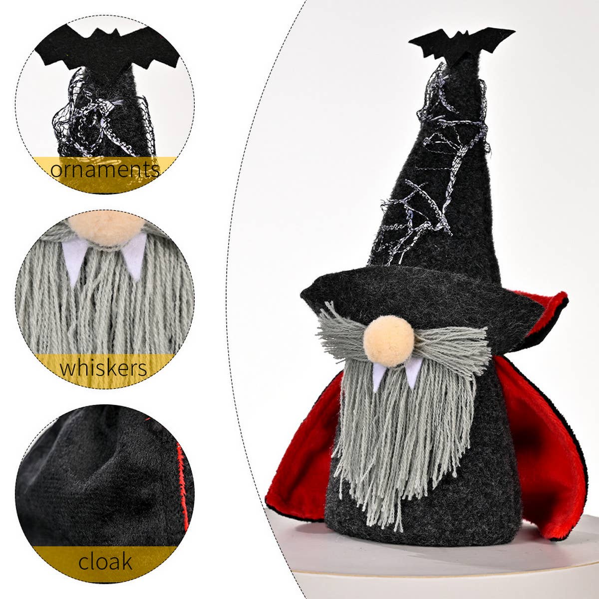 HALLOWEEN VAMPIRE RUDOLPH DOLL ORNAMENTS_CWMM1774