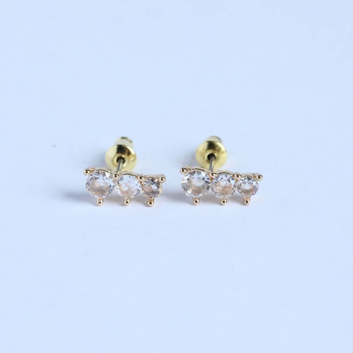 DECEMBER BIRTHSTONE STUD EARRINGS VINTAGE GIFT_CWAJE5111