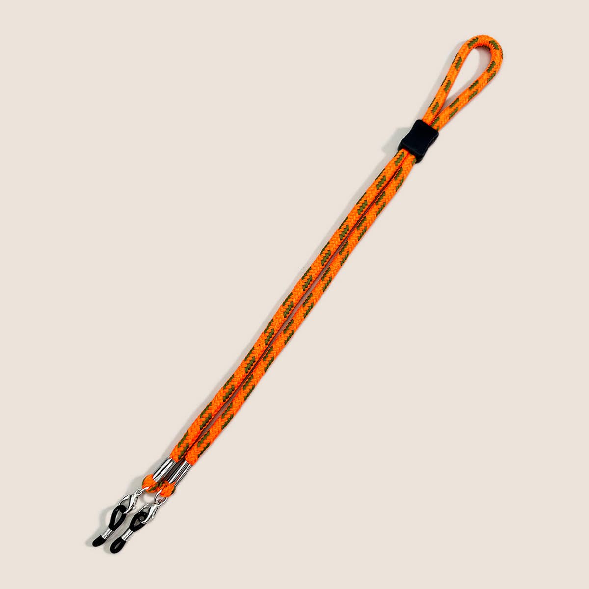 COLORFUL DUAL COLOR BLOCK BRAIDED GLASSES LANYARD_CWMM1157