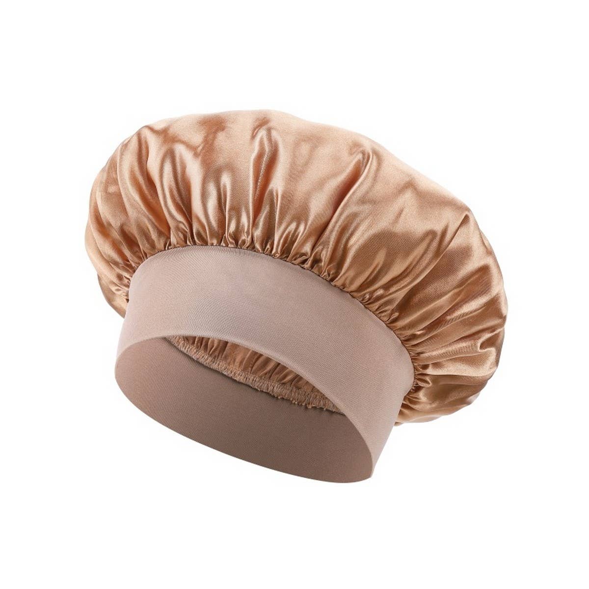 Cwaha6428_Wide-Brimmed Elastic Nightcap