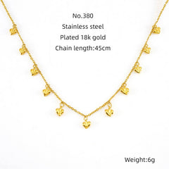 Cwaje1951_Heart Necklace Collarbone Necklace
