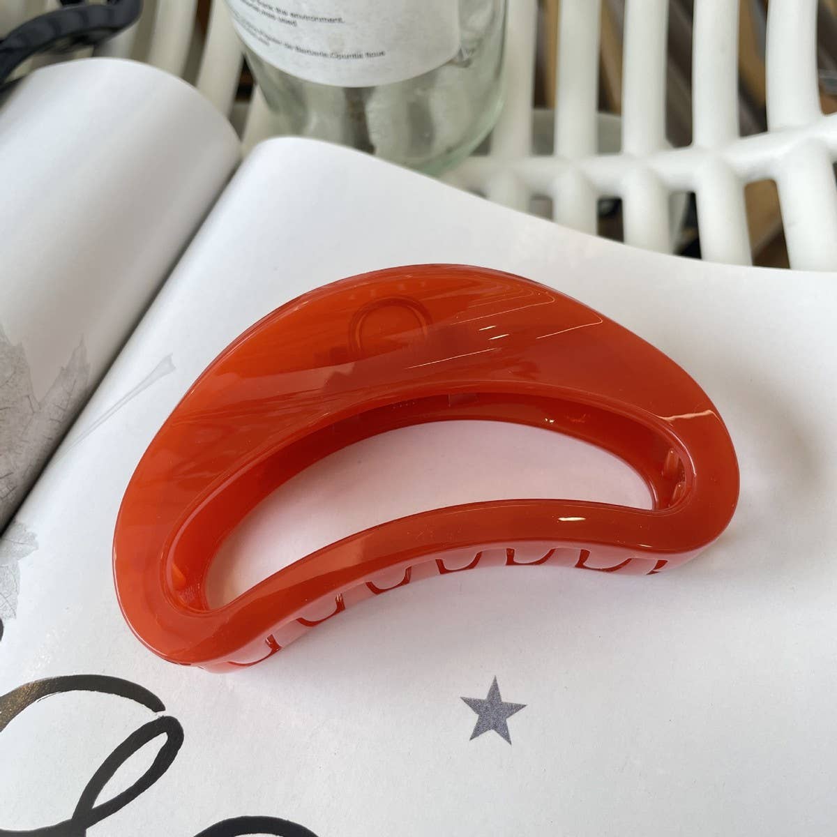 THICK HAIR CLAW ELEGANT INS STYLE SHARK CLIP_CWAHA2163