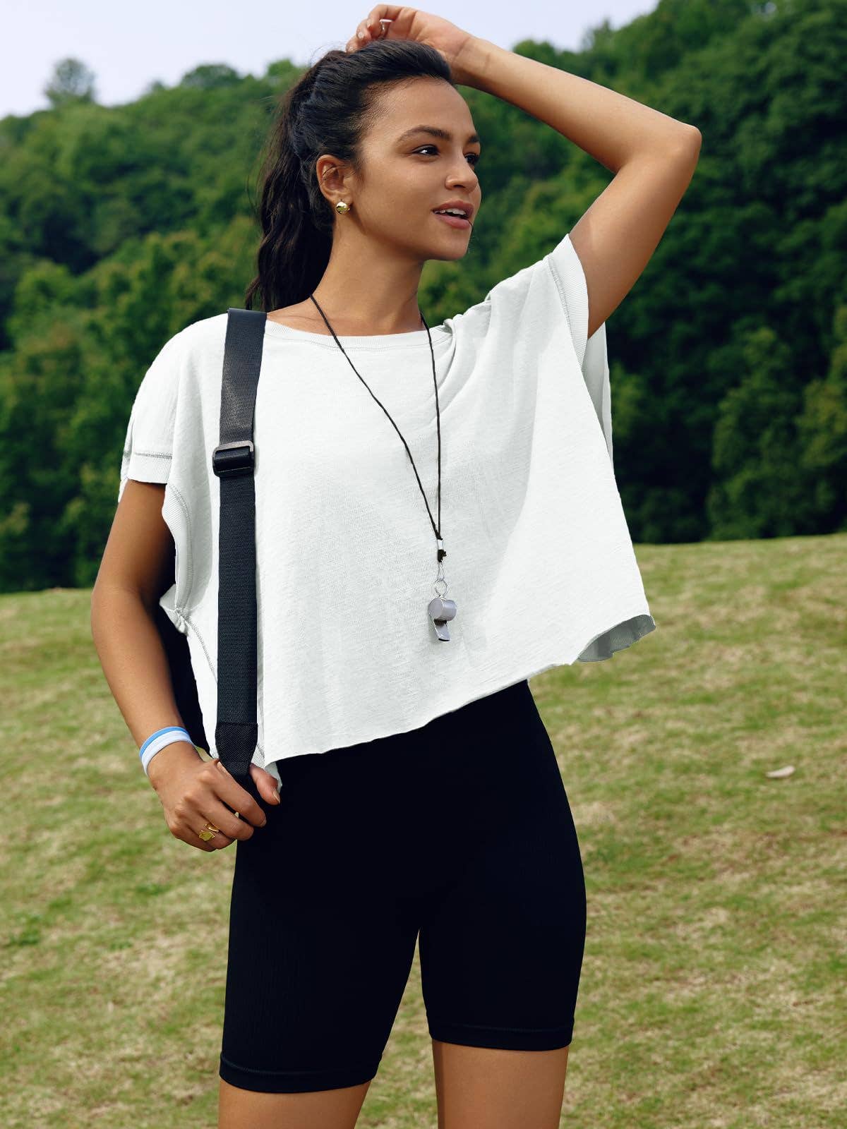 Womens Back Sports Yoga Top