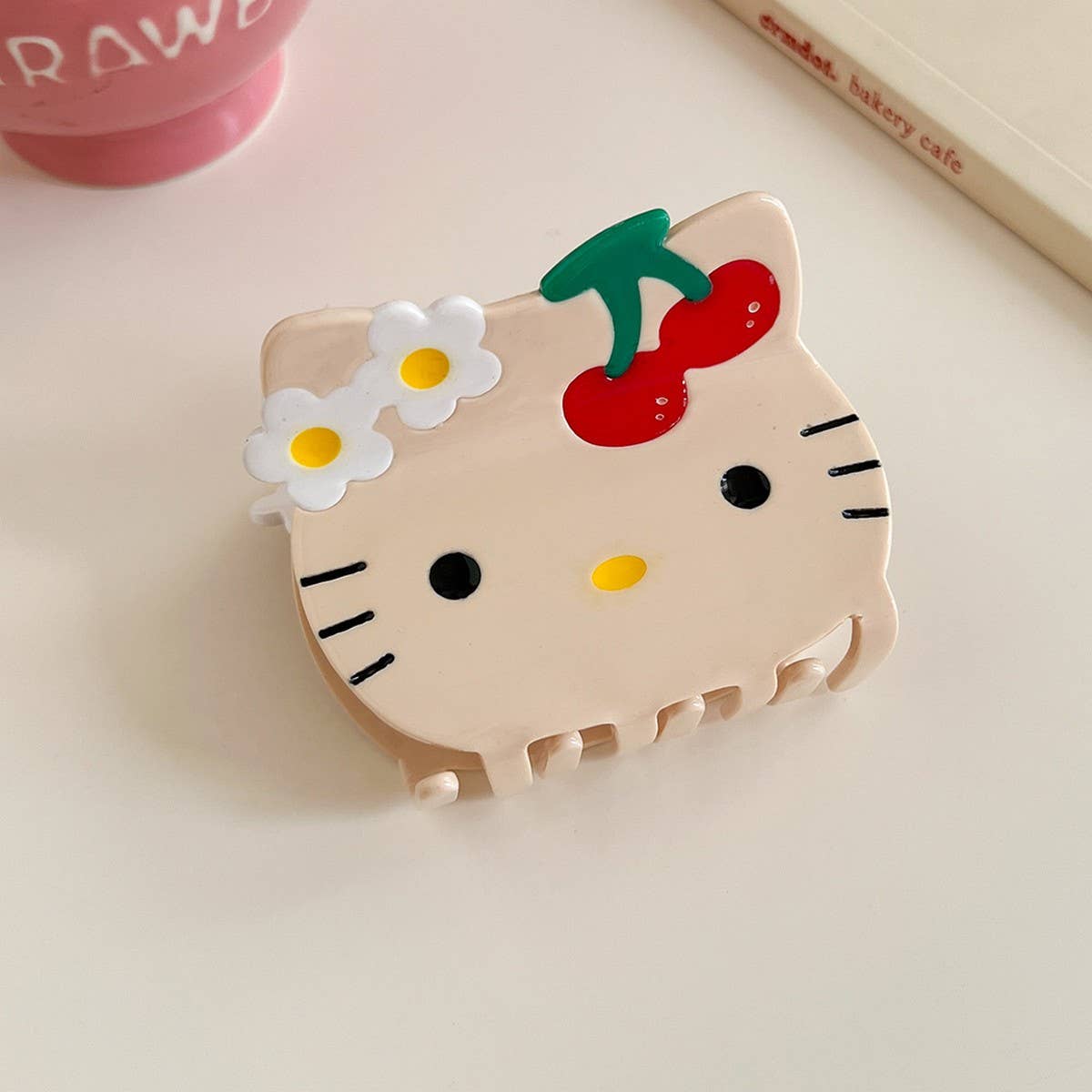 CUTE CARTOON CAT HAIR CLAW ACETATE HAIRPIN_CWAHA5707
