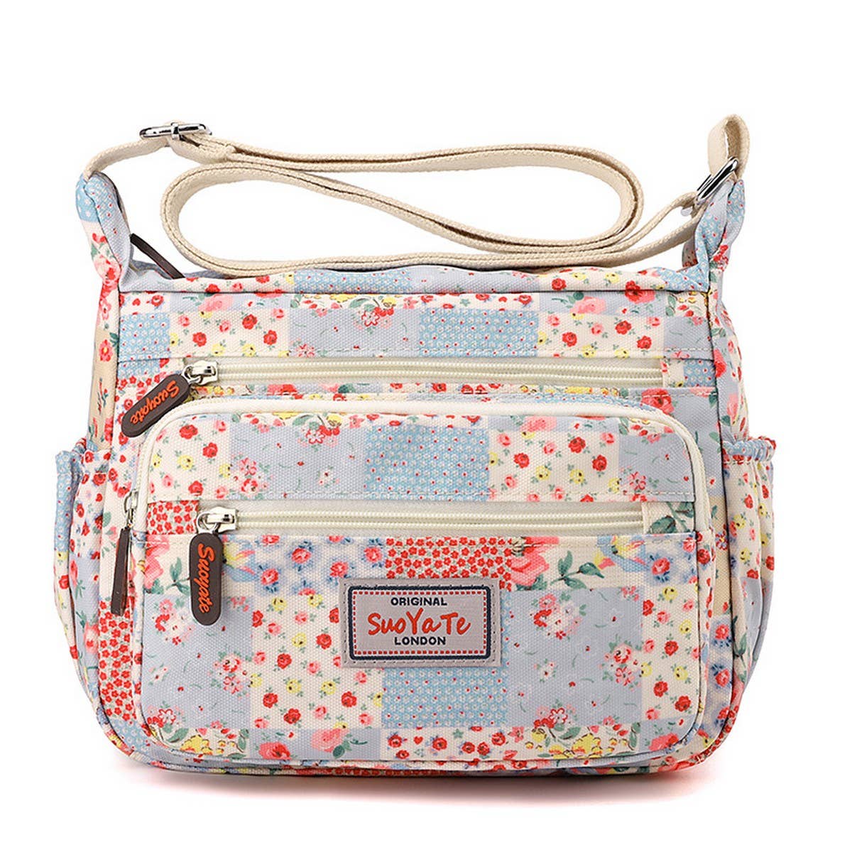 Printed Large Capacity Nylonshoulder Crossbody Bag_Cwasc1788